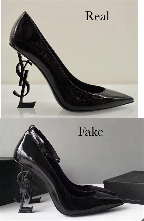 how to spot fake ysl tribute heels|ysl shoes false.